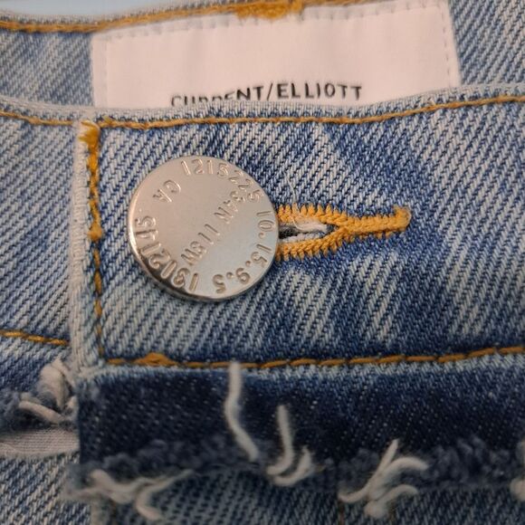 Current Elliott The High Waist Somera Straight Jeans in Cavan Size 25 - Picture 5 of 15